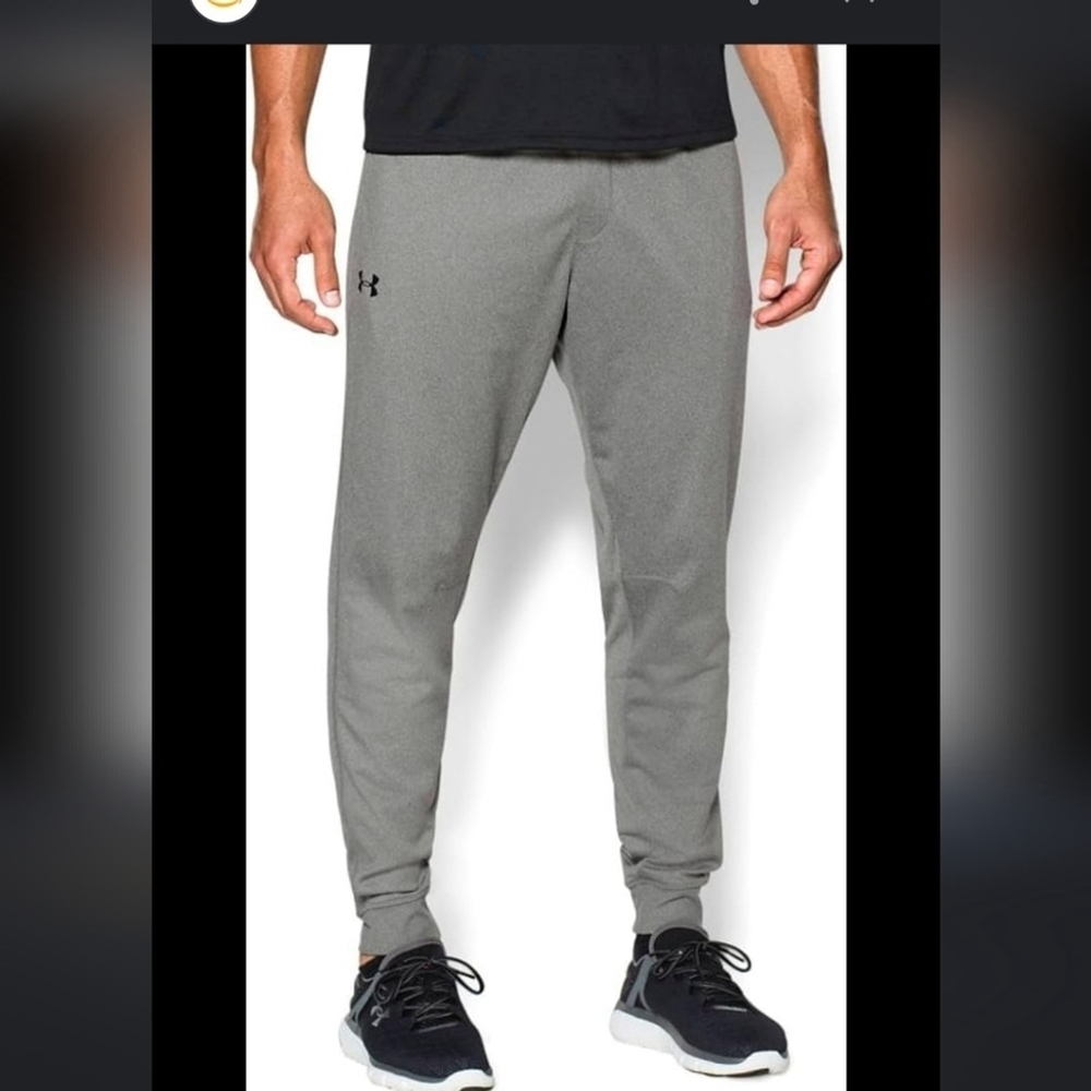 UNDER ARMOR MEN'S LOSE FIT GRAY JOGGERS LIKE NEW L 34